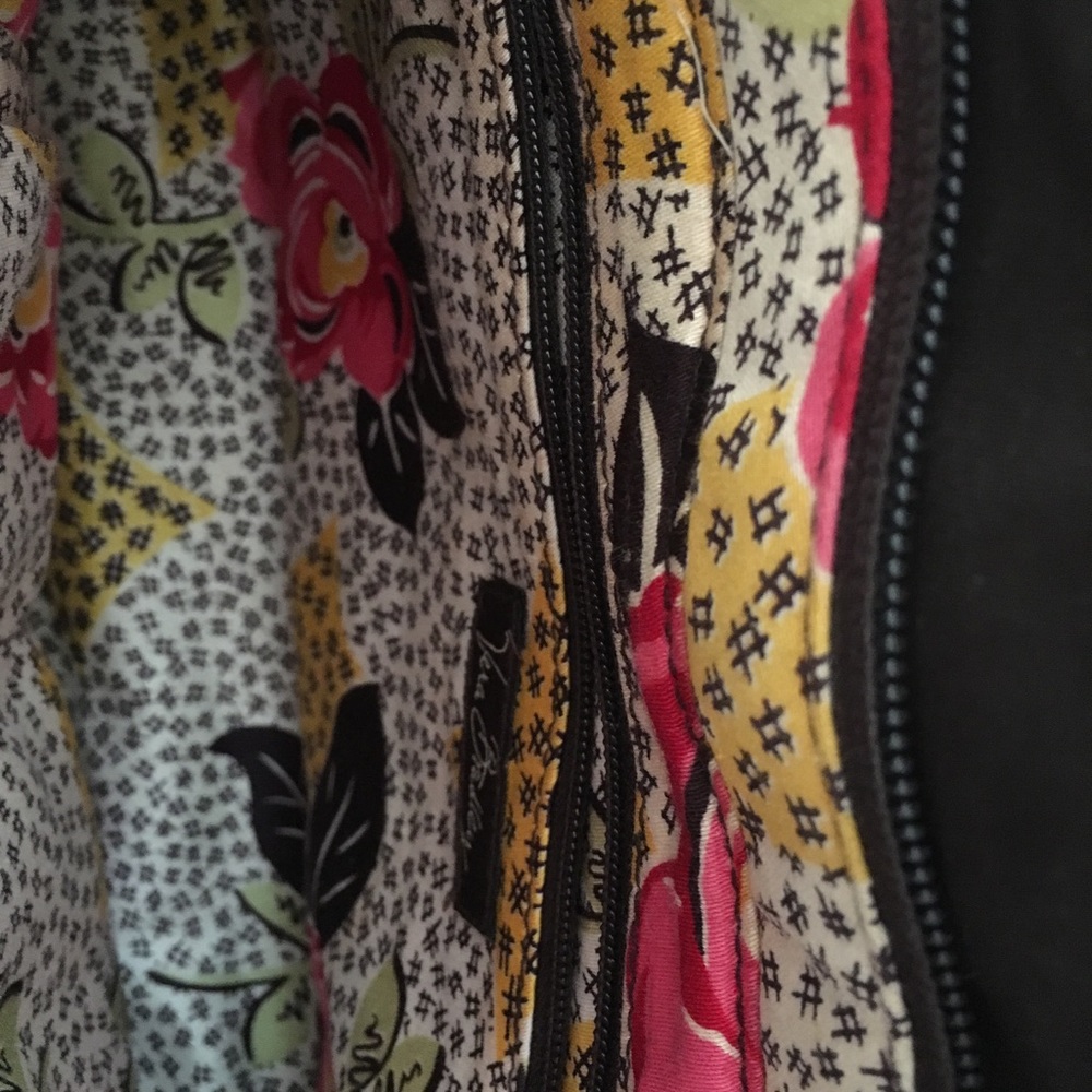 Vera Bradley Brown Quilted Shoulder Bag - Picture 4 of 5